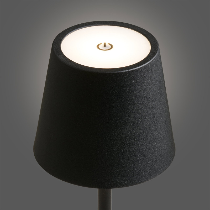 Lampe de table sans fil rechargeable noire 37 cm Bradford House Nordic - 7