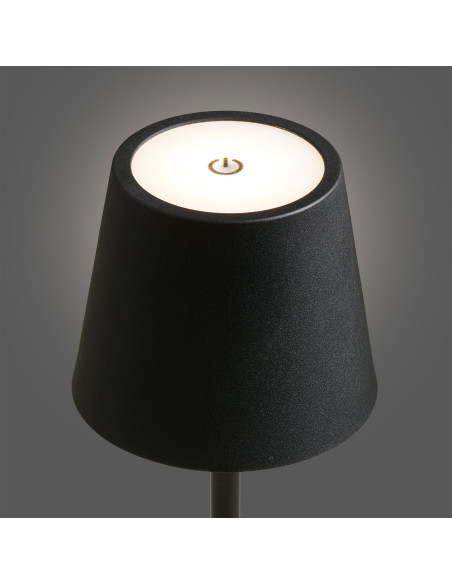 Lampe de table sans fil rechargeable noire 37 cm Bradford House Nordic - 7