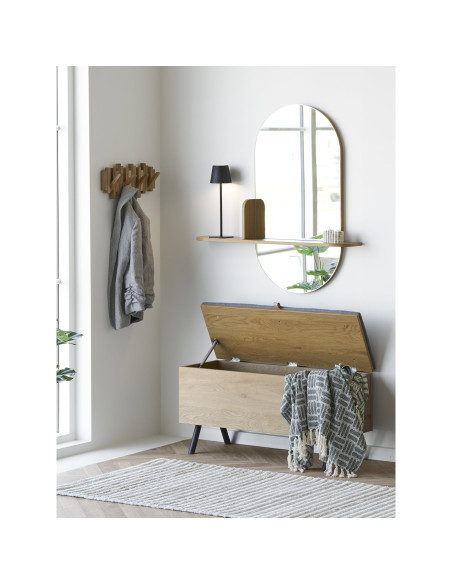 Lampe de table sans fil rechargeable noire 37 cm Bradford House Nordic - 8