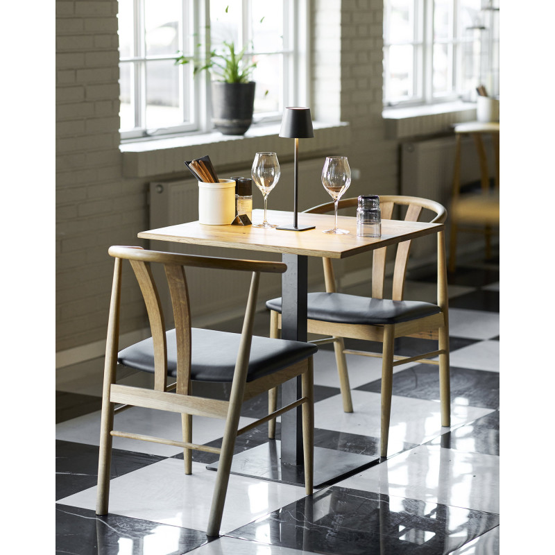 Lampe de table sans fil rechargeable noire 37 cm Bradford House Nordic - 9