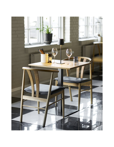 Lampe de table sans fil rechargeable noire 37 cm Bradford House Nordic - 9