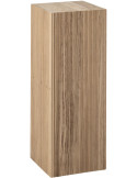 Sellette colonne bois cannelé naturel 30x30x80 cm Qarvyl