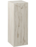 Sellette porte-plante bois blanc cannelé 80 cm Qarvyl