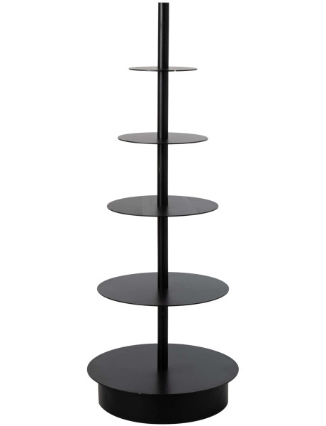 Étagère porte-plantes métal noir 180 cm Eryori J-Line - 1