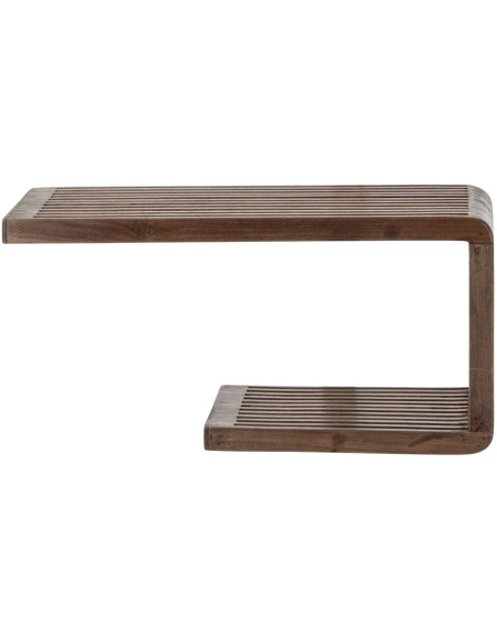 Étagère murale à lattes bois recyclé 50 cm Kivali J-Line - 3