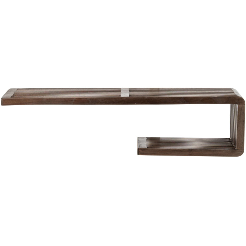 Étagère murale à lattes bois recyclé 79 cm Kivali J-Line - 2