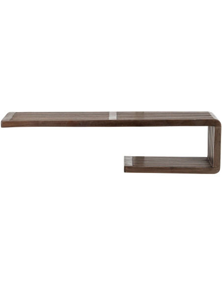 Étagère murale à lattes bois recyclé 79 cm Kivali J-Line - 2
