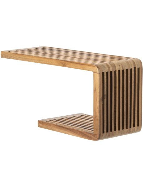 Étagère murale bois recyclé naturel 50x20x25 cm Kivali J-Line - 1