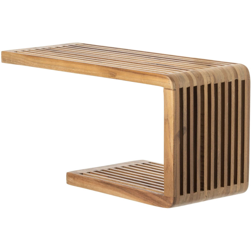 Étagère murale bois recyclé naturel 50x20x25 cm Kivali J-Line - 1