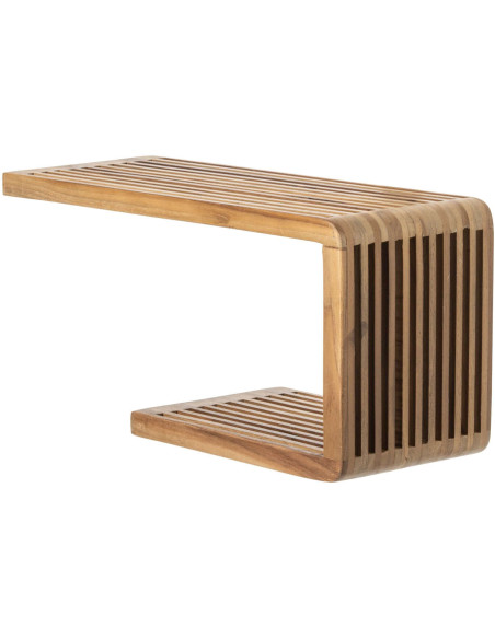 Étagère murale bois recyclé naturel 50x20x25 cm Kivali J-Line - 1