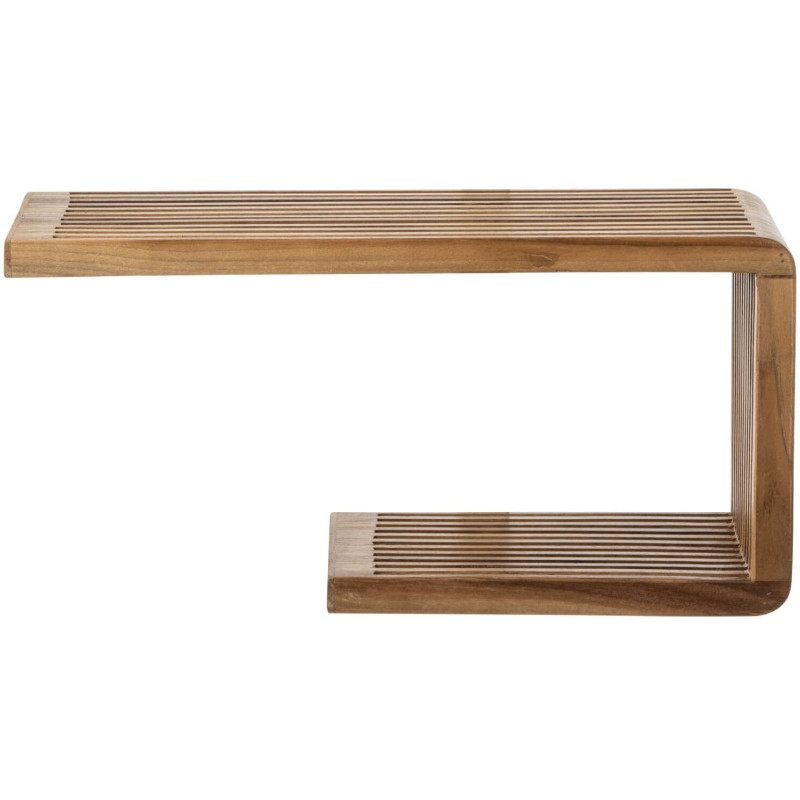 Étagère murale bois recyclé naturel 50x20x25 cm Kivali J-Line - 2