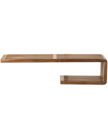 Étagère murale bois recyclé naturel 79x21x20 cm Kivali J-Line - 2