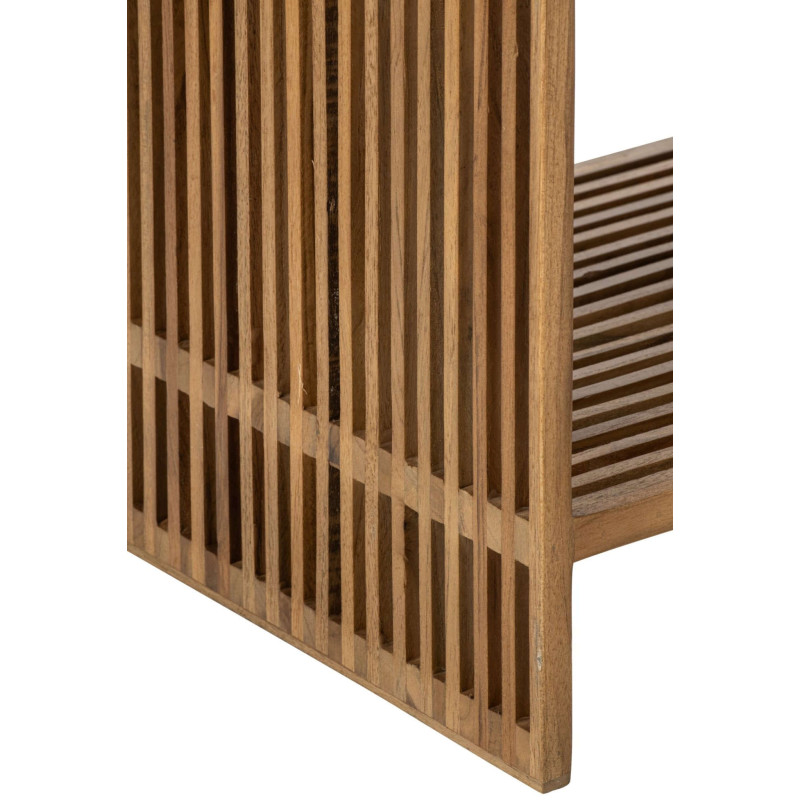 Bibliothèque bois recyclé naturel 85x35x80 cm Kivali J-Line - 6