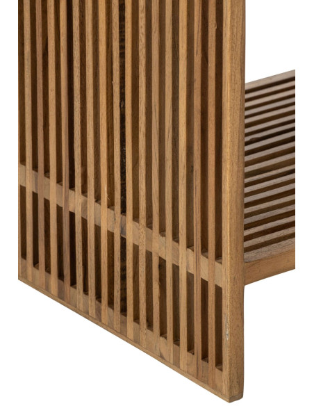 Bibliothèque bois recyclé naturel 85x35x80 cm Kivali J-Line - 6