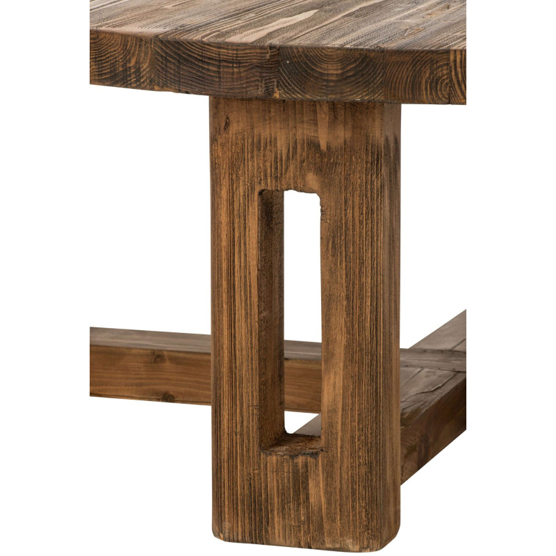 Table basse ronde bois recyclé 105 cm Mivune J-Line - 5
