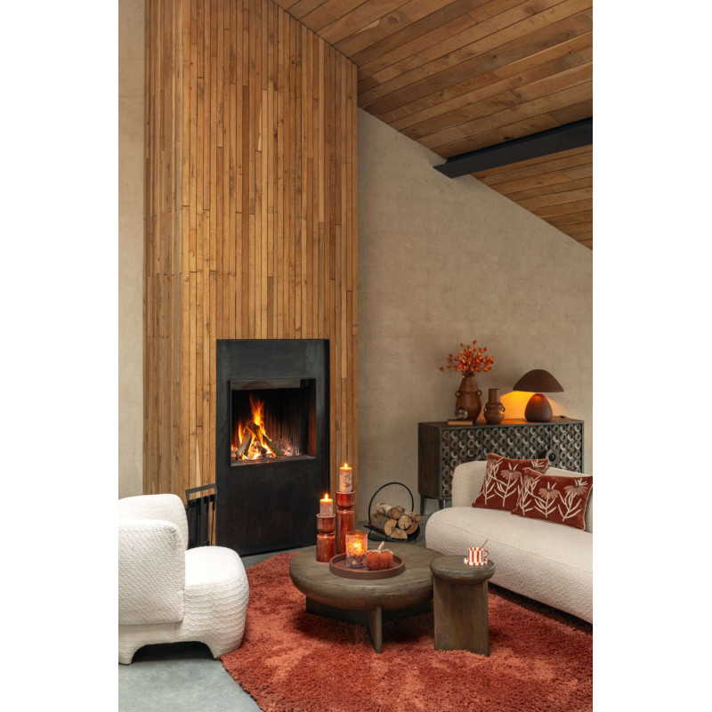 Table d’appoint ronde bois de manguier 32x32x45 cm Byrova J-Line - 2