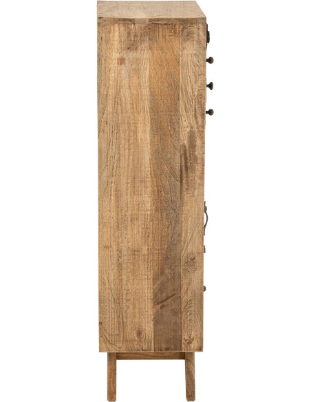 Chiffonnier bois de manguier 11 tiroirs Azyyna J-Line - 4