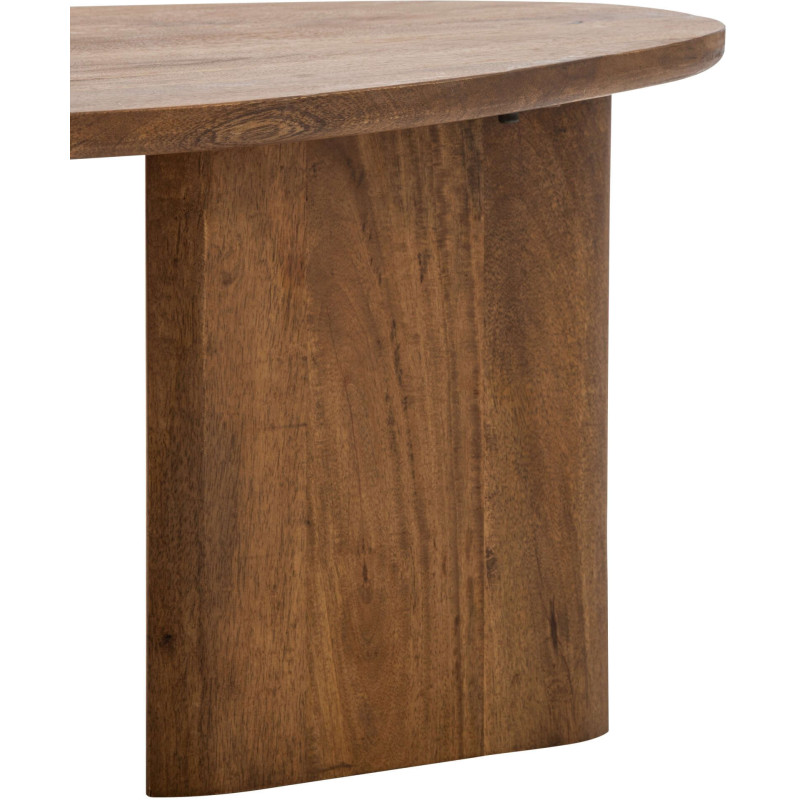 Lot de 2 tables basses bois de manguier naturel Aevali J-Line - 5