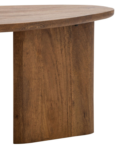 Lot de 2 tables basses bois de manguier naturel Aevali J-Line - 5