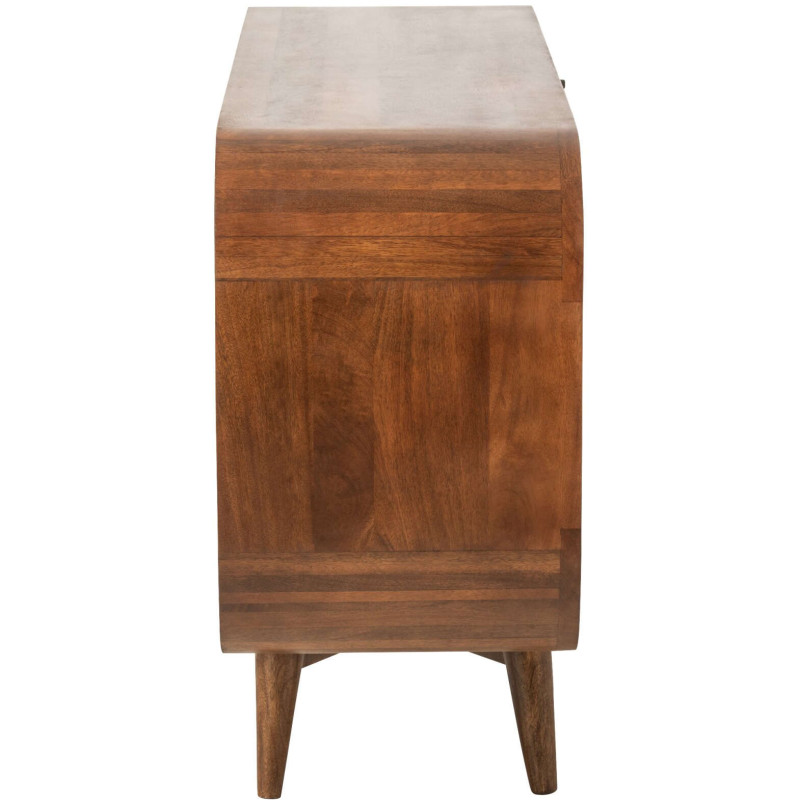 Buffet bois de manguier 3 portes 15 tiroirs Azyori J-Line - 4
