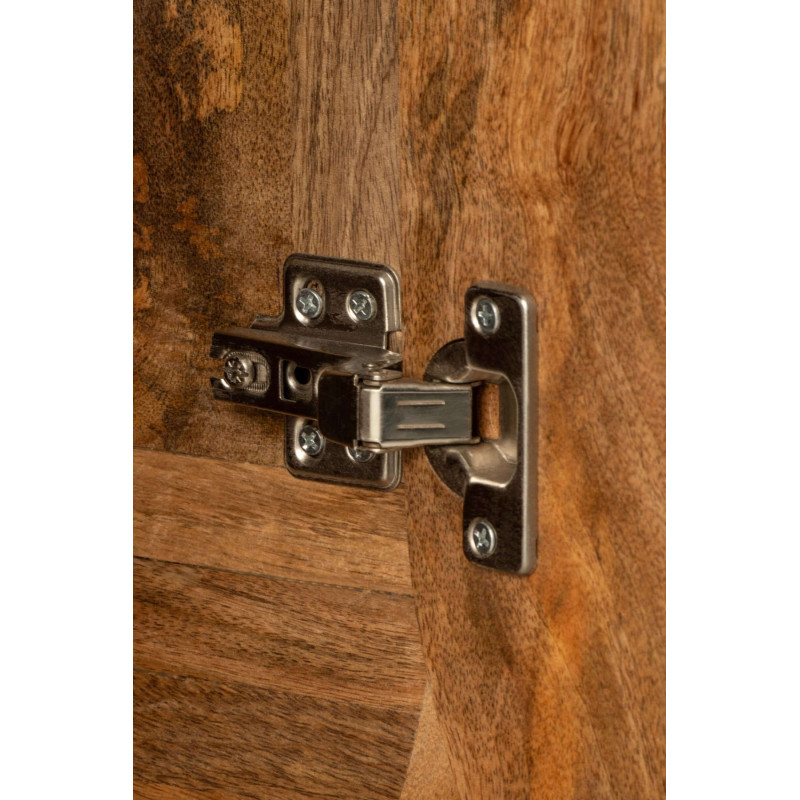 Buffet bois de manguier 3 portes 15 tiroirs Azyori J-Line - 8
