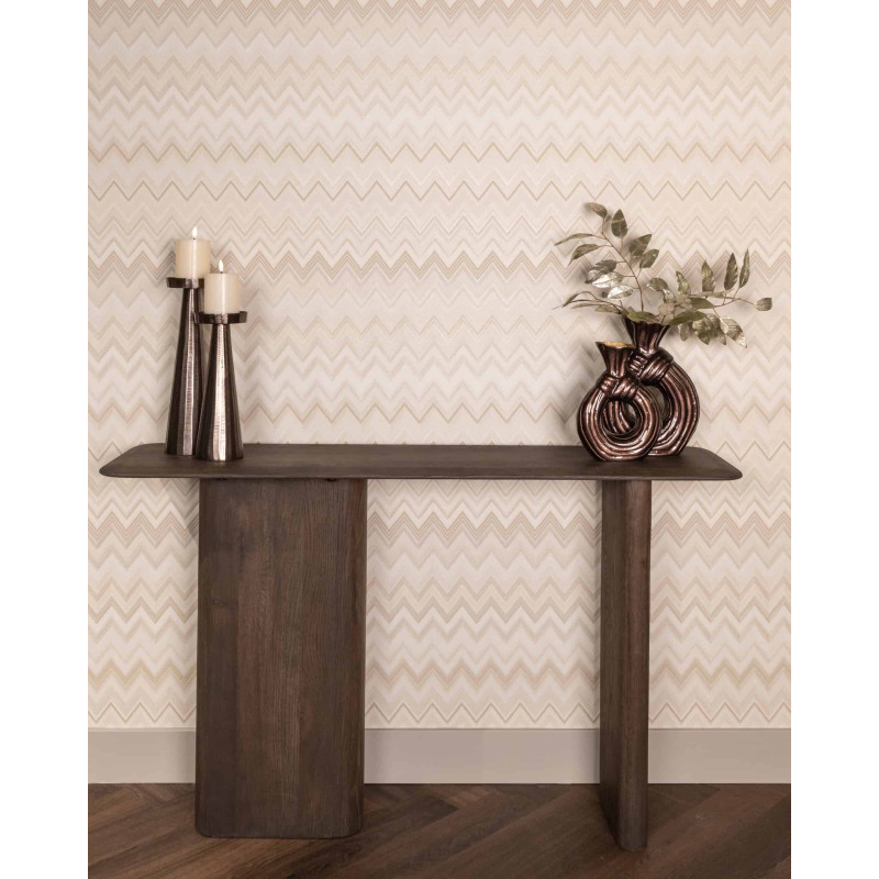 Console d’entrée en chêne fumé 130x35x78 cm Castello Richmond Interiors - 2