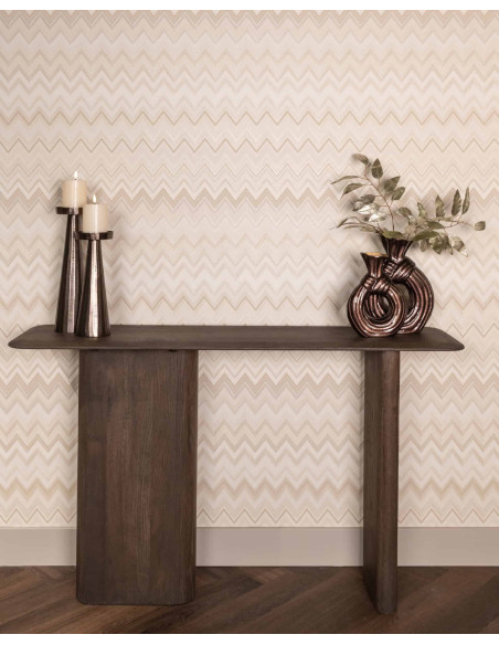 Console d’entrée en chêne fumé 130x35x78 cm Castello Richmond Interiors - 2
