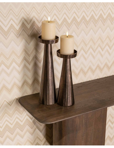 Console d’entrée en chêne fumé 130x35x78 cm Castello Richmond Interiors - 7