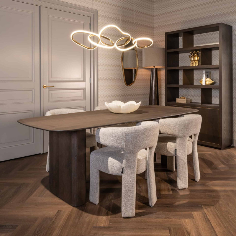 Table à manger chêne fumé 230x100x76 cm Castello Richmond Interiors - 2