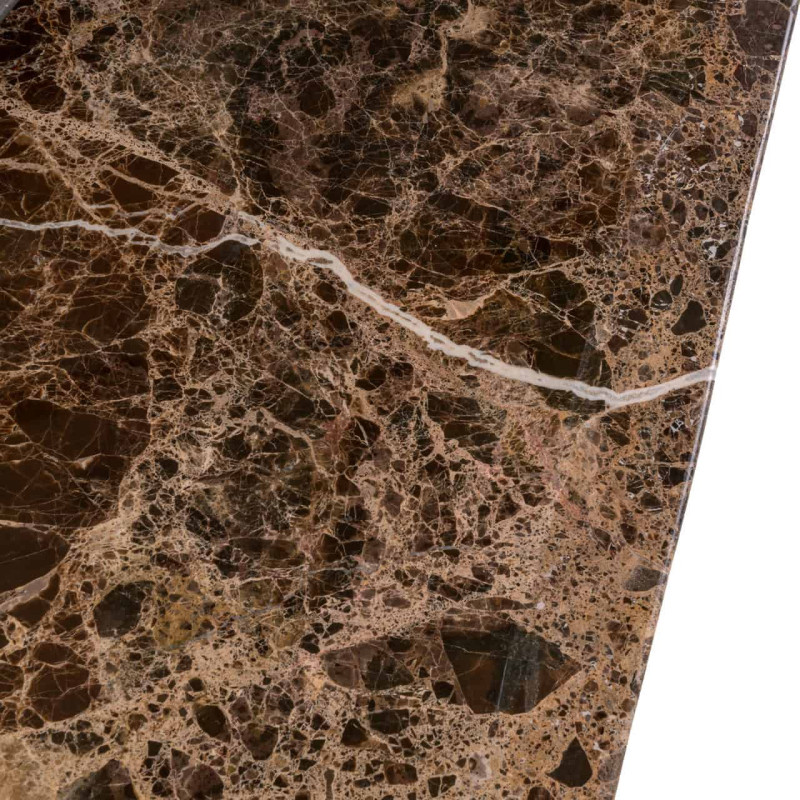 Tables basses gigognes chêne fumé et marbre Emperador 130x60x38 cm Castello Richmond Interiors - 8