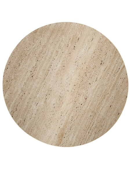 Table basse ronde céramique mate 80 cm Cyrena  - 4