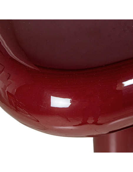 Console d’entrée rouge foncé laquée en bois MDF 120 cm Pyrena  - 4