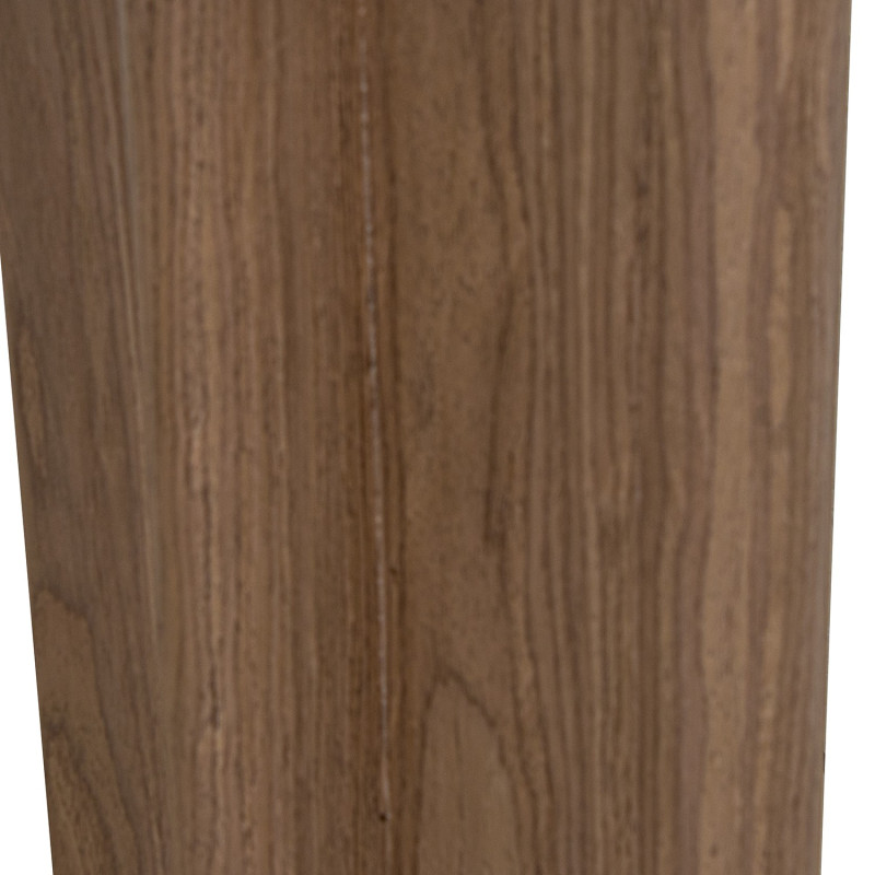 Console d’entrée en marbre brun et bois naturel 120 cm Kivyna  - 8