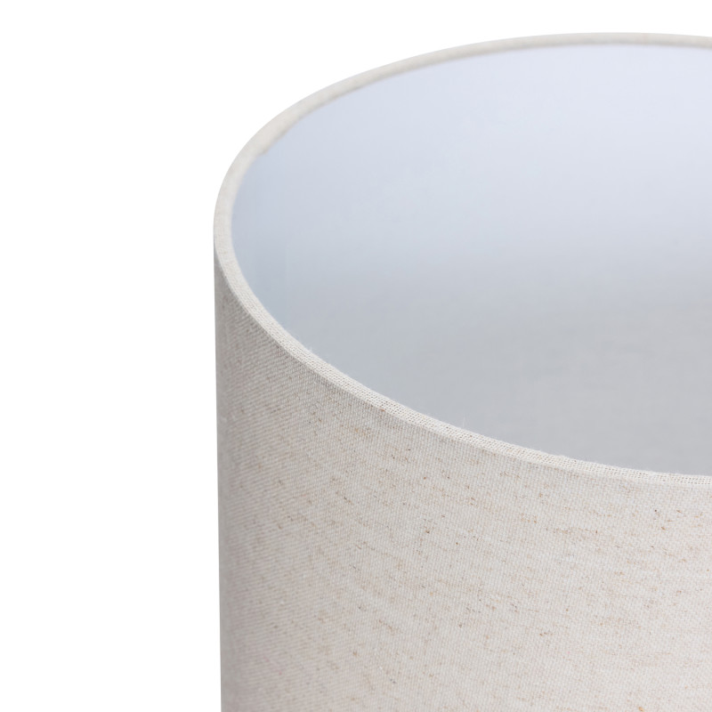 Lampadaire sur pied beige coton Ø30x120 cm Sable  - 4