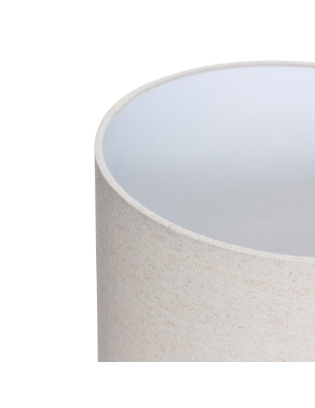 Lampadaire sur pied beige coton Ø30x120 cm Sable  - 4