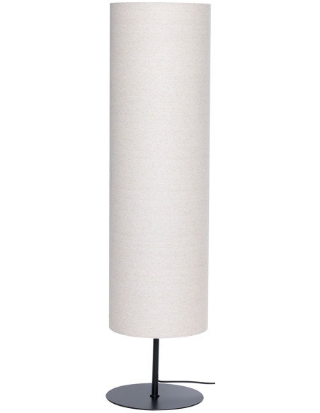 Lampadaire sur pied beige coton Ø30x120 cm Sable  - 1