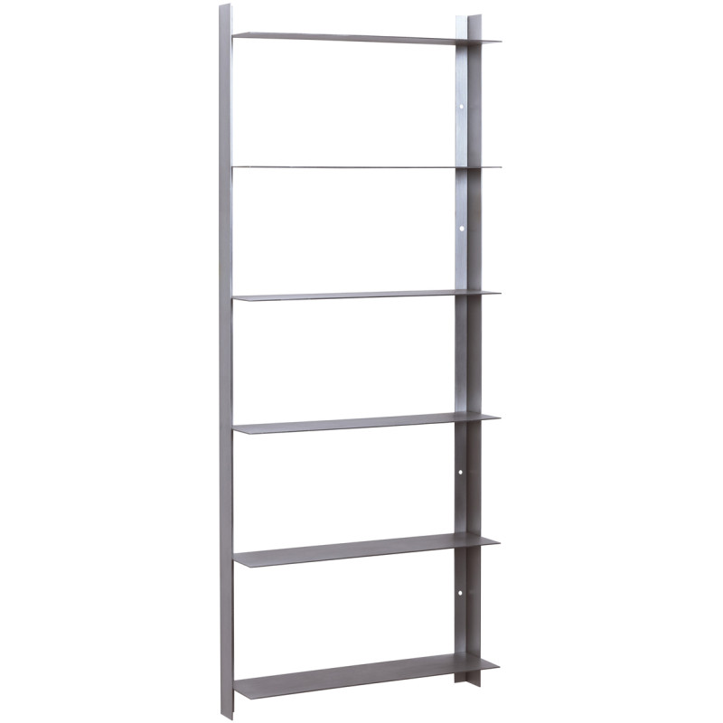 Étagère murale acier inoxydable brossé 41x11x100 cm Acier Hübsch - 1