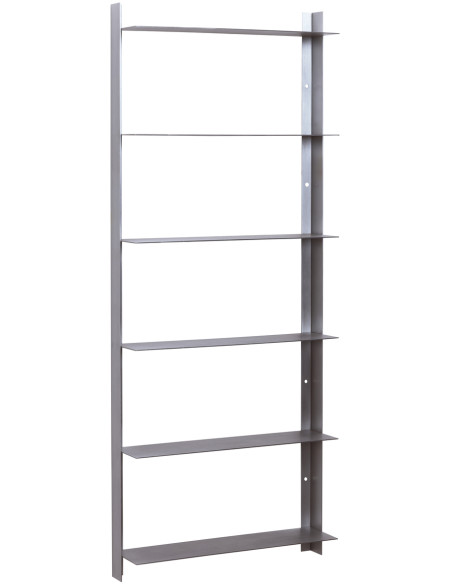 Étagère murale acier inoxydable brossé 41x11x100 cm Acier Hübsch - 1