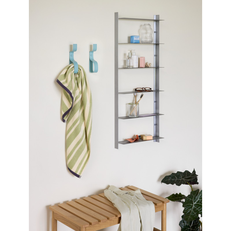 Étagère murale acier inoxydable brossé 41x11x100 cm Acier Hübsch - 2