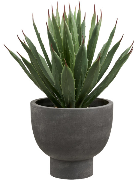 Agave artificiel en pot 31x32x41 cm Pyrora  - 1