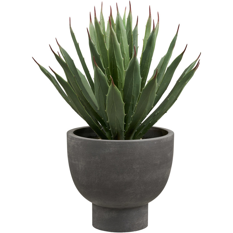 Agave artificiel en pot 31x32x41 cm Pyrora  - 1