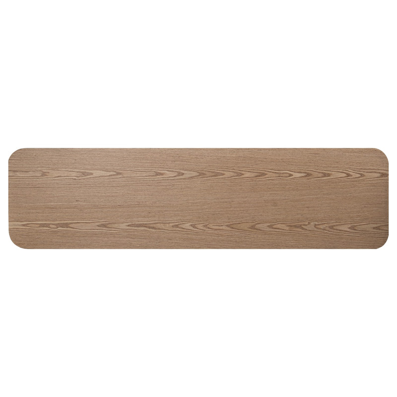 Console d’entrée bois naturel 150x40x81 cm Zyrira  - 3