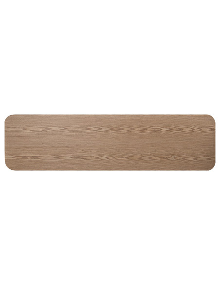 Console d’entrée bois naturel 150x40x81 cm Zyrira  - 3