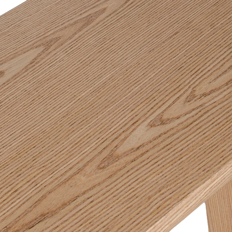 Console d’entrée bois naturel 150x40x81 cm Zyrira  - 6