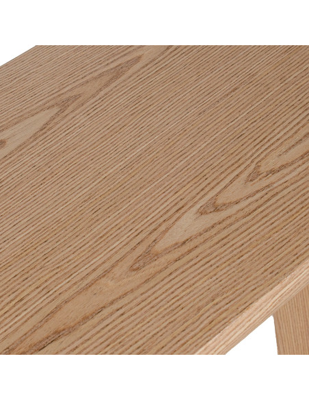Console d’entrée bois naturel 150x40x81 cm Zyrira  - 6