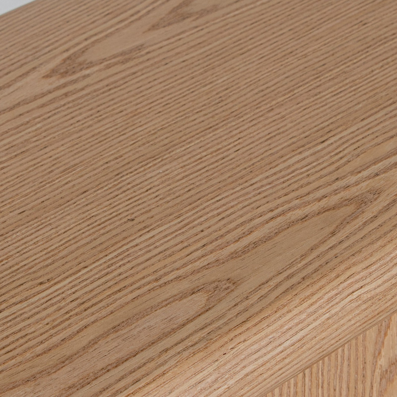 Console d’entrée bois naturel ajourée 120x35x80 cm Tovori  - 6