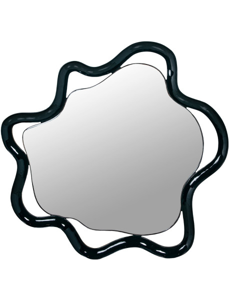 Miroir mural organique vert foncé 80x80 cm Dovora  - 1