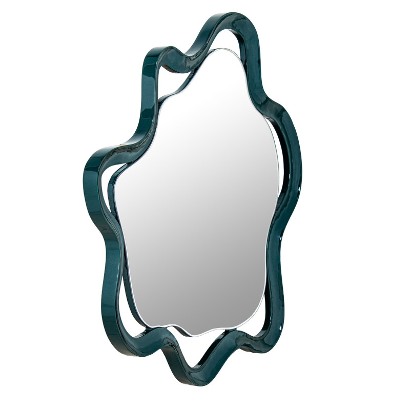 Miroir mural organique vert foncé 80x80 cm Dovora  - 3
