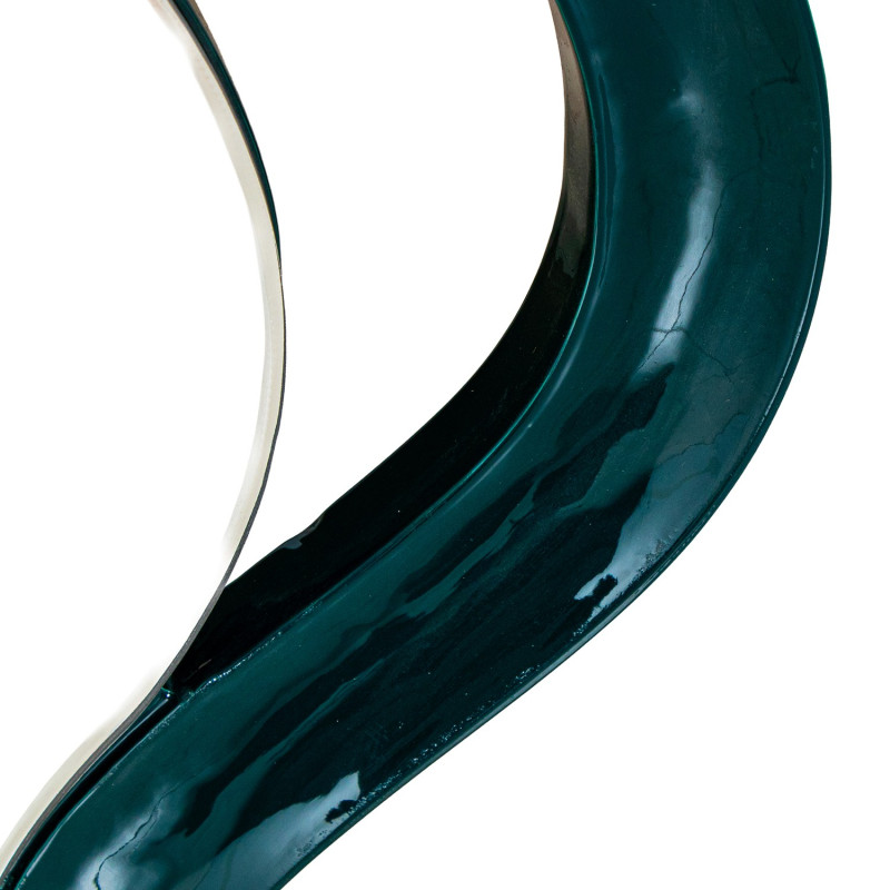 Miroir mural organique vert foncé 80x80 cm Dovora  - 5