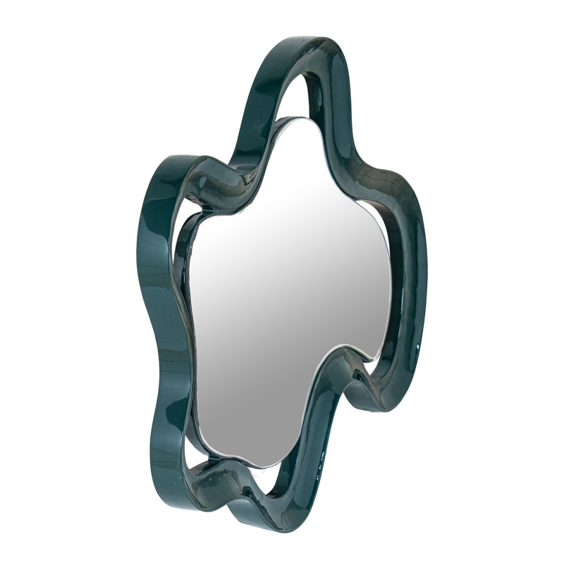 Miroir mural asymétrique vert foncé MDF 63x50 cm Dovora  - 3